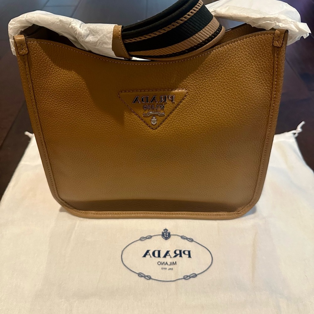 Prada Tan Leather Handbag